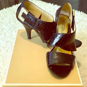 Michael Kors snake heel
